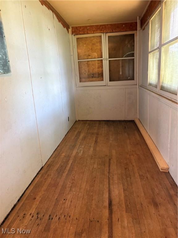 11 Front St, Rittman, OH 44270 - spare room featuring hardwood / wood-style flooring