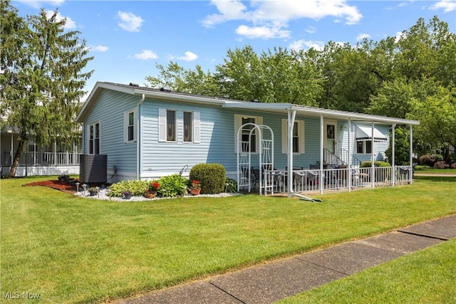 8 Symphony St, Olmsted Twp, OH 44138 - view of front facade with a front lawn and covered porch