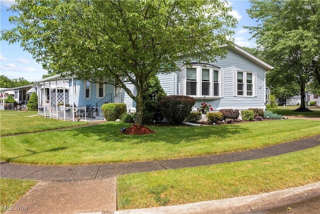 8 Symphony St, Olmsted Twp, OH 44138 - view of front of house with a front yard