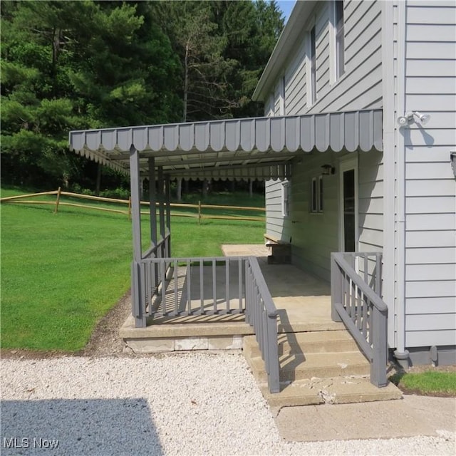 399 N Main St, Amsterdam, OH 43903 - view of grassy yard