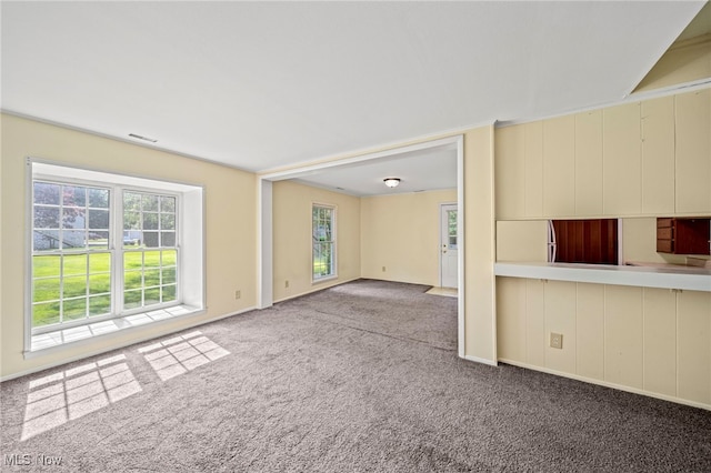 7297 Trotter Ln Unit B, Mentor, OH 44060 - unfurnished living room featuring carpet flooring and plenty of natural light