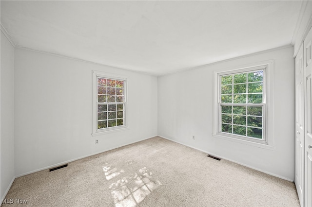 7297 Trotter Ln Unit B, Mentor, OH 44060 - empty room featuring carpet and ornamental molding