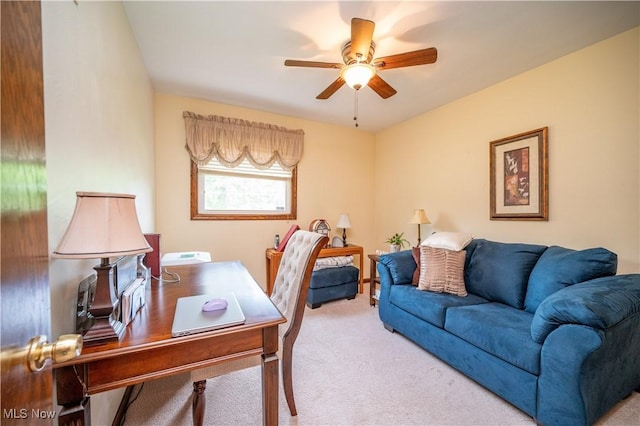 6685 Elwood St, Austintown, OH 44515 - carpeted office space with a ceiling fan