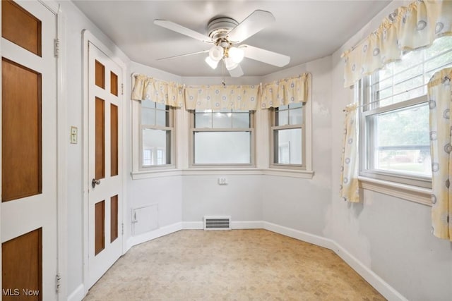 16200 Elsienna Ave, Cleveland, OH 44135 - spare room with ceiling fan and baseboards