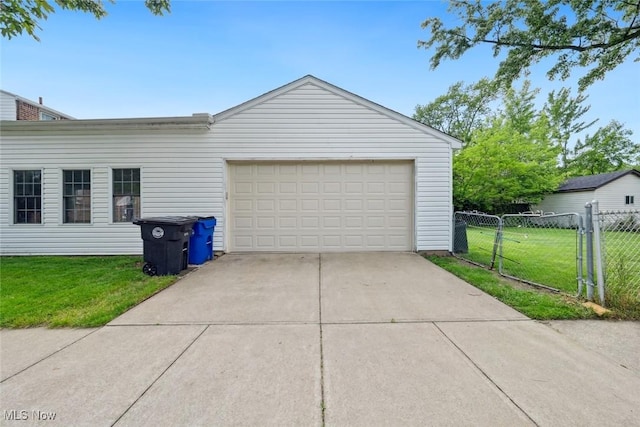 16200 Elsienna Ave, Cleveland, OH 44135 - garage with driveway