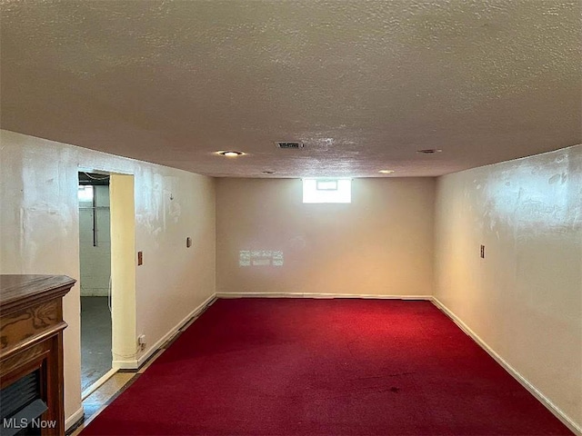 24850 Zeman Ave, Euclid, OH 44123 - below grade area with carpet and a textured ceiling
