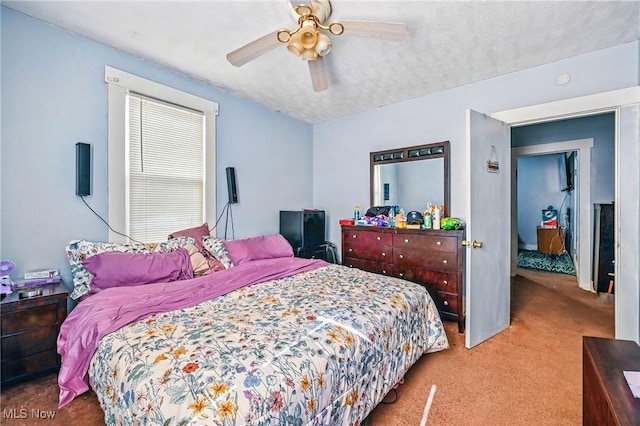 3676 E 69th St, Cleveland, OH 44105 - bedroom with carpet floors and ceiling fan