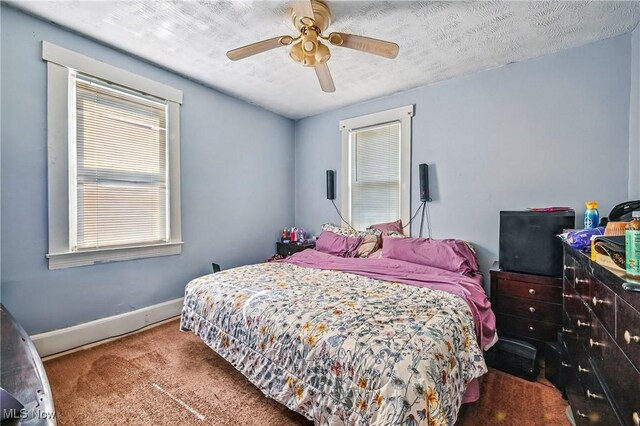 3676 E 69th St, Cleveland, OH 44105 - bedroom featuring carpet floors and ceiling fan