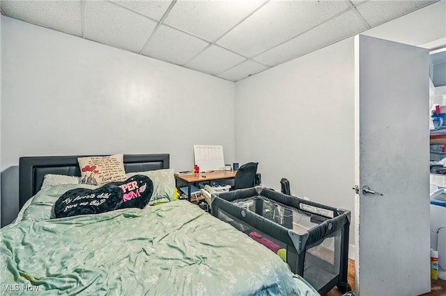 3676 E 69th St, Cleveland, OH 44105 - bedroom with a drop ceiling