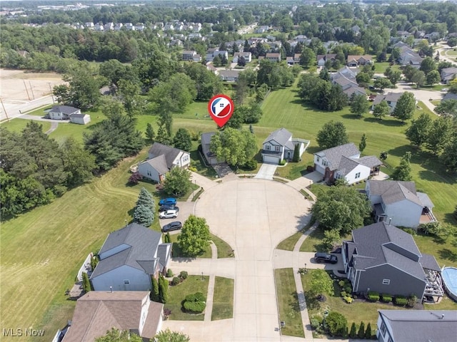 881 Brightwood Ct, Brunswick, OH 44212 - aerial perspective of suburban area