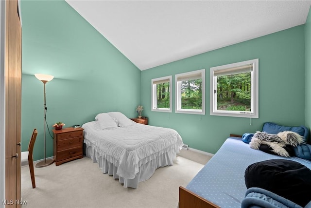 1345 Mockingbird Dr, Kent, OH 44240 - bedroom with carpet and vaulted ceiling