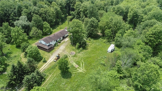 5769 Hurlburt Rd, Rome, OH 44085 - aerial overview of property's location with a forest