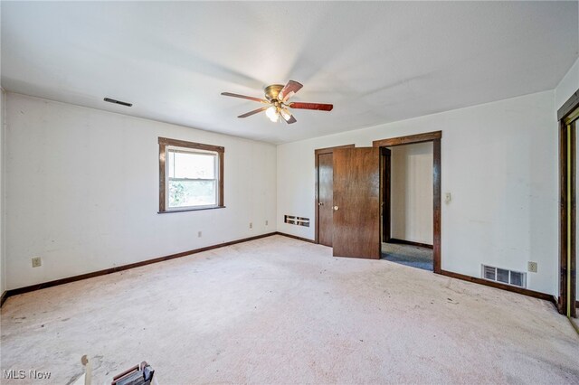 5769 Hurlburt Rd, Rome, OH 44085 - unfurnished bedroom with carpet and ceiling fan