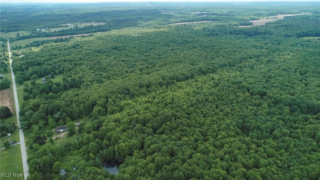 5769 Hurlburt Rd, Rome, OH 44085 - aerial view of property's location with property parcel outlined and a forest