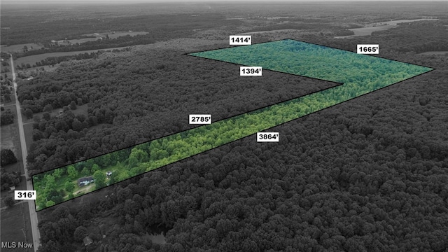 5769 Hurlburt Rd, Rome, OH 44085 - map / location with property boundaries highlighted
