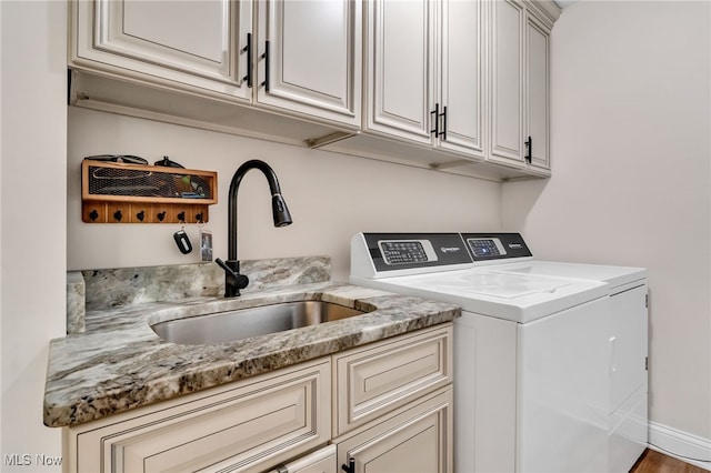 4532 Ridgestone Way, Medina, OH 44256 - washroom with cabinet space and washing machine and dryer