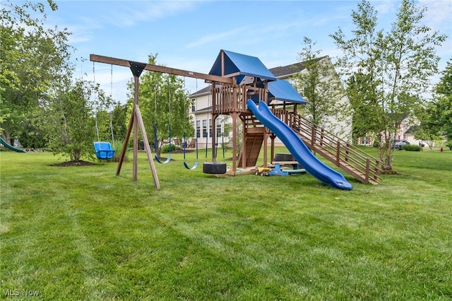 4532 Ridgestone Way, Medina, OH 44256 - view of jungle gym with a yard