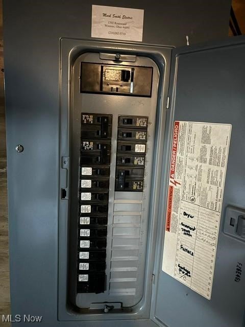 967 Lincoln St, Wooster, OH 44691 - utility room featuring electric panel