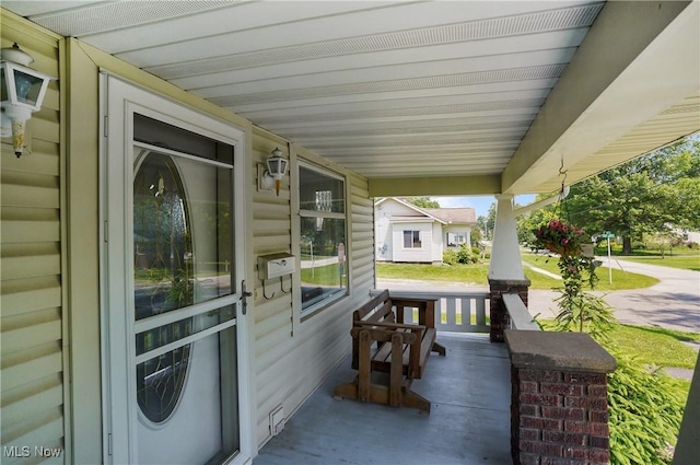 608 S 14th St, Sebring, OH 44672 - view of covered porch