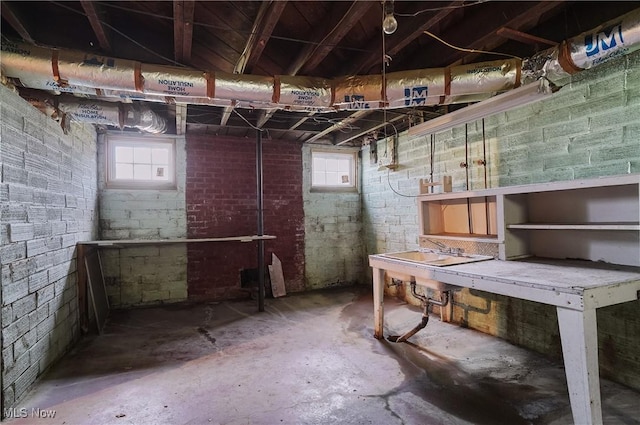 608 S 14th St, Sebring, OH 44672 - below grade area featuring plenty of natural light