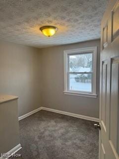 5357 Beechwood Ave, Maple Heights, OH 44137 - empty room with a textured ceiling and carpet floors