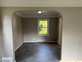 5357 Beechwood Ave, Maple Heights, OH 44137 - empty room with arched walkways
