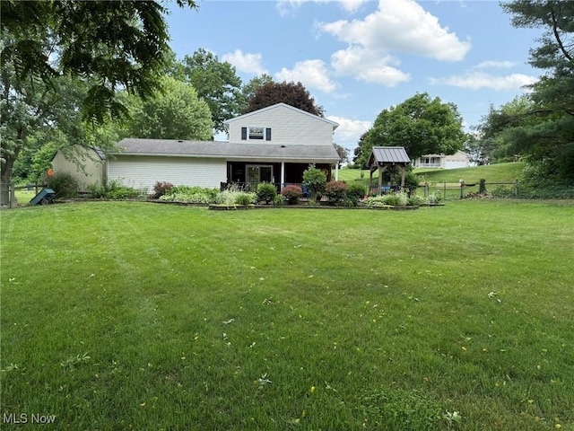 22399 Township Rd Unit 1203, West Lafayette, OH 43845 - rear view of house
