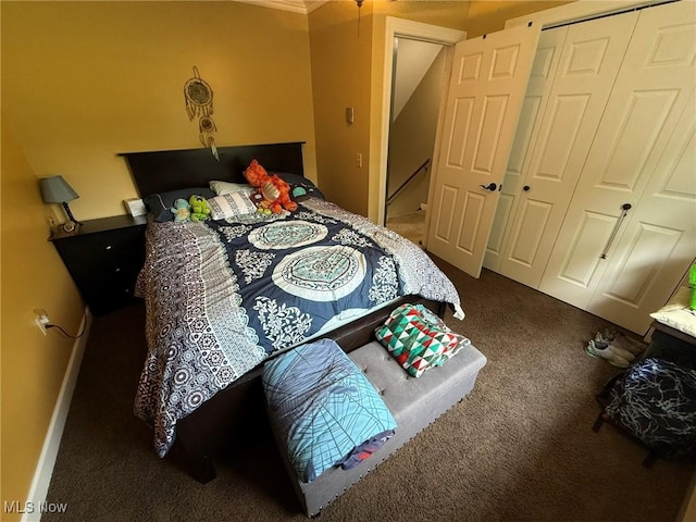 22399 Township Rd Unit 1203, West Lafayette, OH 43845 - carpeted bedroom with a closet
