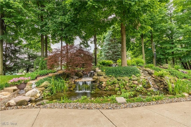 1588 Eagle Watch St NE, Canton, OH 44721 - surrounding community featuring a garden pond