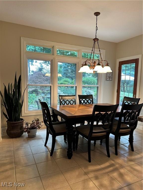 1588 Eagle Watch St NE, Canton, OH 44721 - dining area with light tile patterned floors