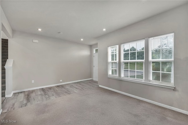 1633 Duncan Way, Streetsboro, OH 44241 - unfurnished room with recessed lighting and carpet floors
