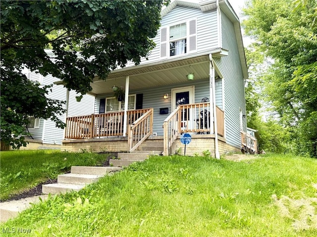 732 E High St, Alliance, OH 44601 - view of front of property with covered porch