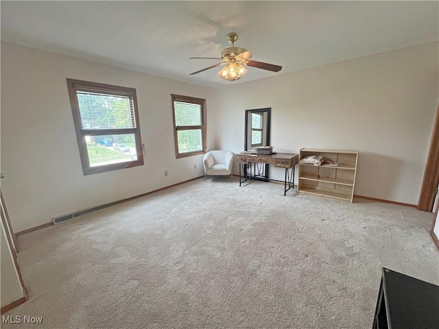 3061 Greenwich Ln, Brunswick, OH 44212 - unfurnished room featuring carpet flooring and ceiling fan