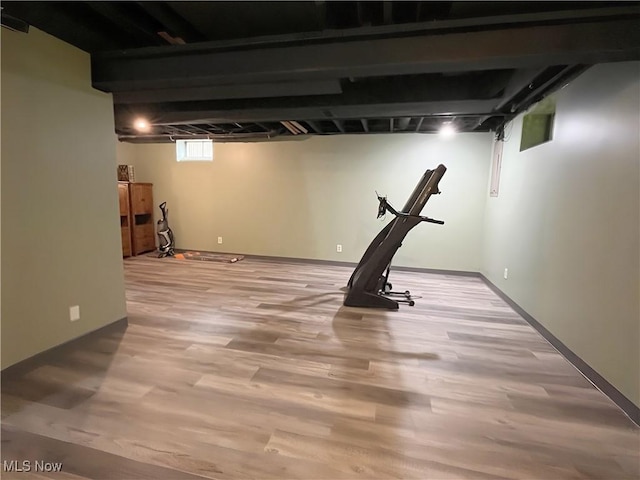 3061 Greenwich Ln, Brunswick, OH 44212 - workout room with wood finished floors