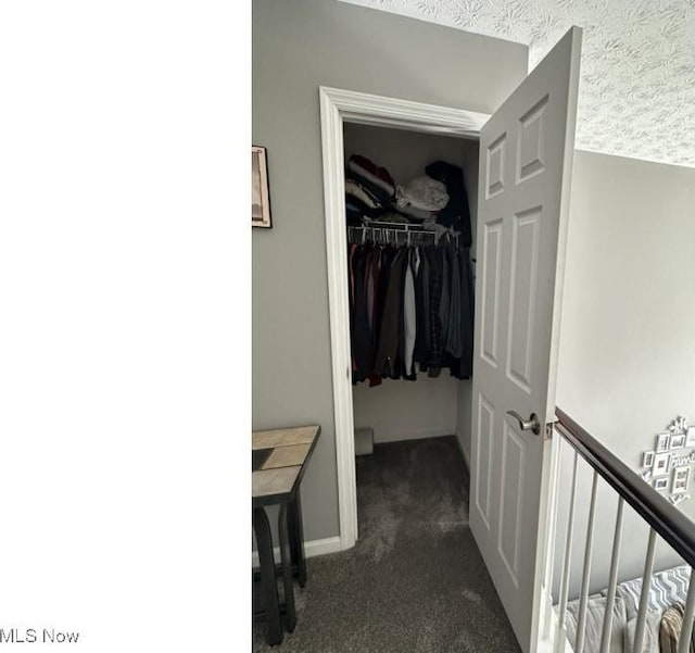 324 Buttermere Ln, Amherst, OH 44001 - walk in closet featuring dark carpet