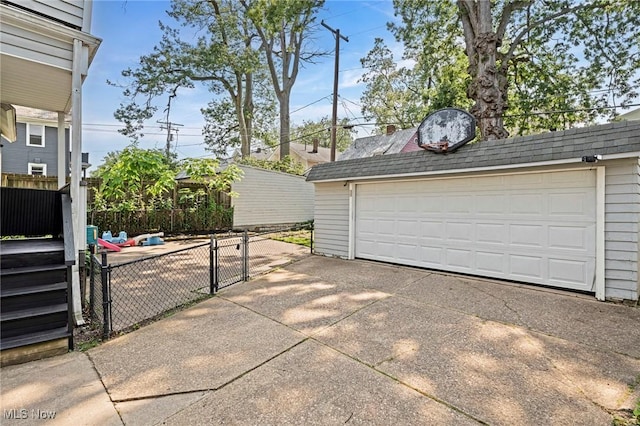1646 Wyandotte Ave, Lakewood, OH 44107 - view of detached garage