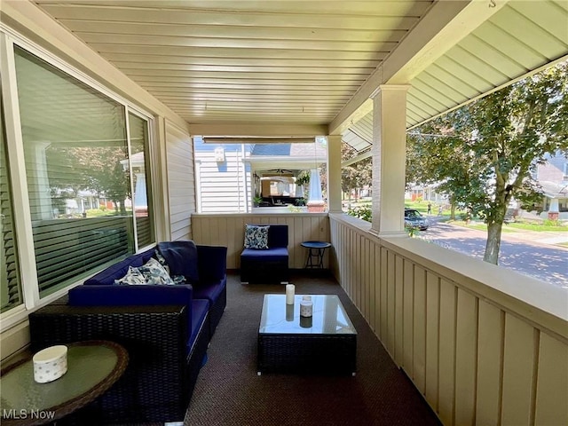 904 Chalker St, Akron, OH 44310 - view of patio with outdoor lounge area