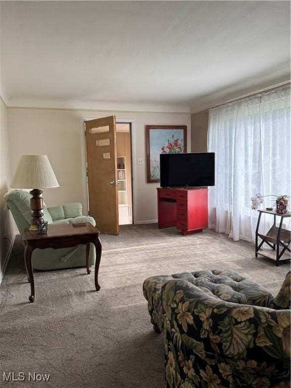 4097 Root Rd, North Olmsted, OH 44070 - living area with light carpet