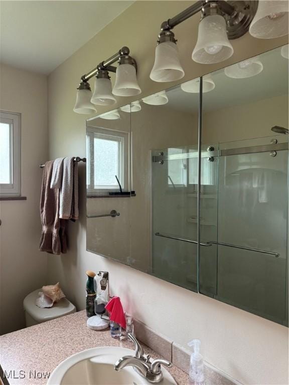 4097 Root Rd, North Olmsted, OH 44070 - full bath featuring vanity and a stall shower