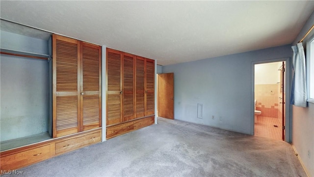 7780 Clarion Dr, Chagrin Falls, OH 44022 - unfurnished bedroom with multiple closets, carpet floors, and ensuite bathroom