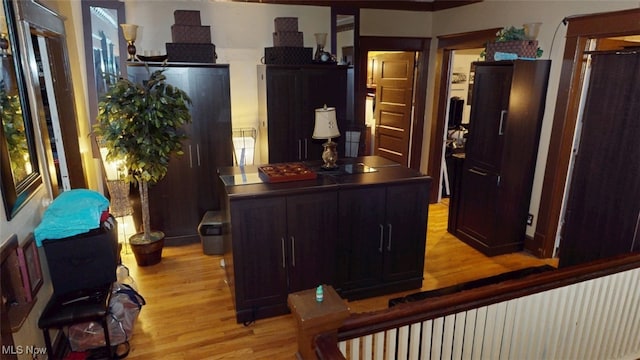 217 Meadowbrook Ave, Boardman, OH 44512 - corridor with light wood-type flooring