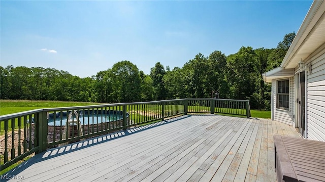 9910 Matchett Rd, Norwich, OH 43767 - deck with a lawn