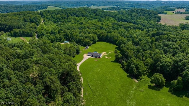 9910 Matchett Rd, Norwich, OH 43767 - aerial view of sparsely populated area with a forest