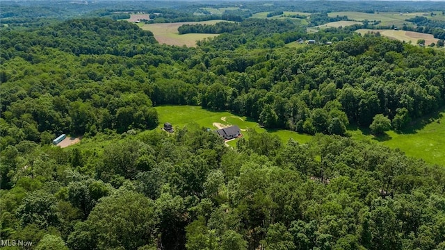 9910 Matchett Rd, Norwich, OH 43767 - aerial view of a heavily wooded area