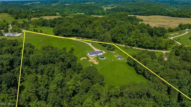 9910 Matchett Rd, Norwich, OH 43767 - view of rural area featuring property boundaries highlighted
