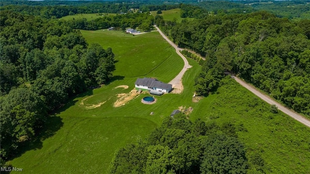 9910 Matchett Rd, Norwich, OH 43767 - aerial view of property's location with a forest and rural landscape
