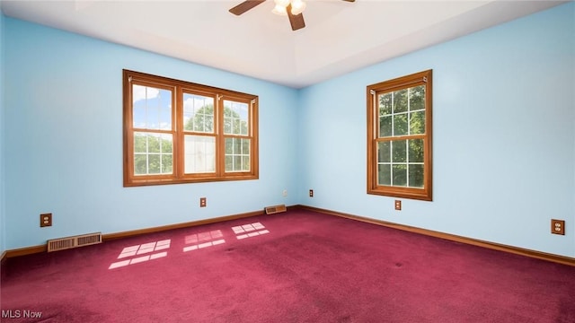 9910 Matchett Rd, Norwich, OH 43767 - empty room with carpet floors and ceiling fan