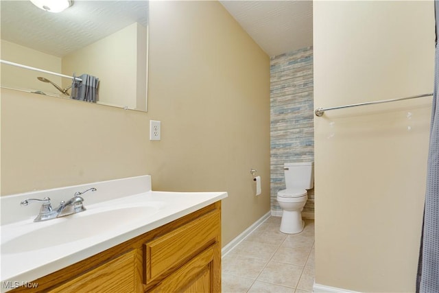 1104 4th St, Belpre, OH 45714 - full bath with tile patterned flooring and vanity