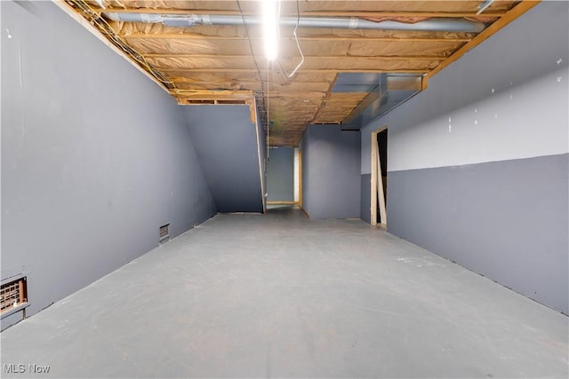 1104 4th St, Belpre, OH 45714 - view of unfinished basement