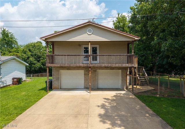 1104 4th St, Belpre, OH 45714 - view of front of home with stairway and driveway